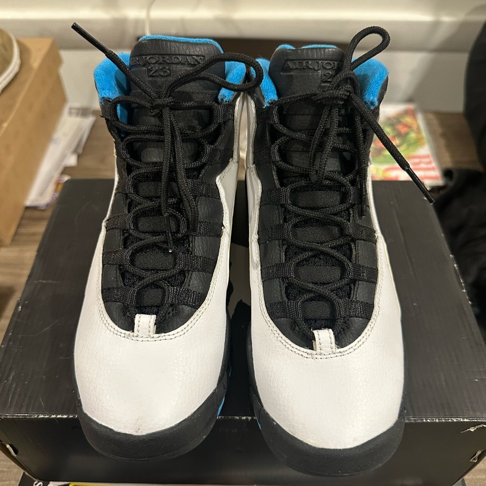 Air Jordan Black and White Sneakers